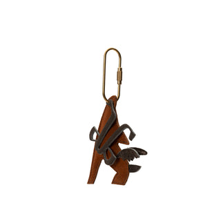 The Flying Dog Charm Old Brass