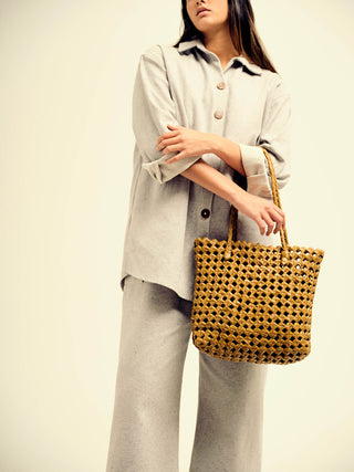 The Nudo Tote Camel