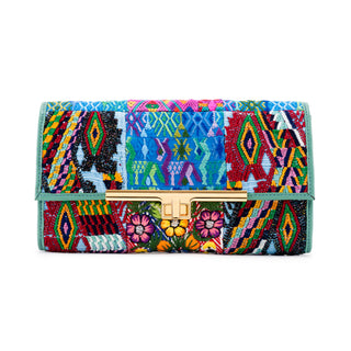 Clutch Hera Verde Menta Multirregión Oro D01