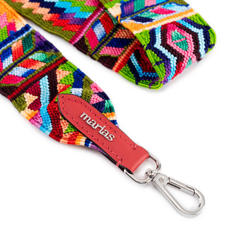 Strap Figuras Multicolor Rosa Plata