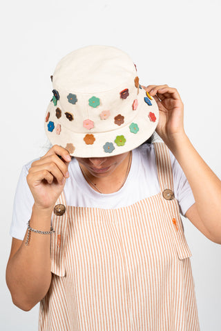 The Hibiscus Upcycled Bucket Hat 7