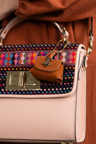 The Mini Bag Leather Charm