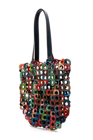 The Waste Leather Tote Bag Multicolor 2