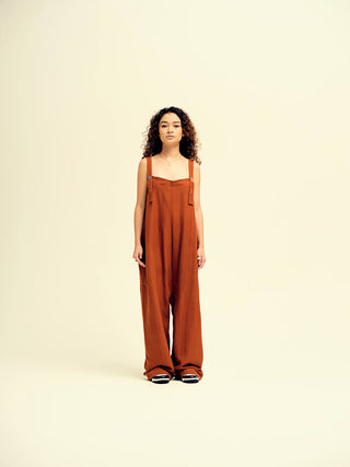 The Zunil Overall - Torched Orange