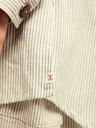 The Ipala Overshirt Striped Blue 9