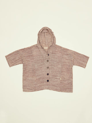 The Tacaná Hooded Shirt - Heathered Rust